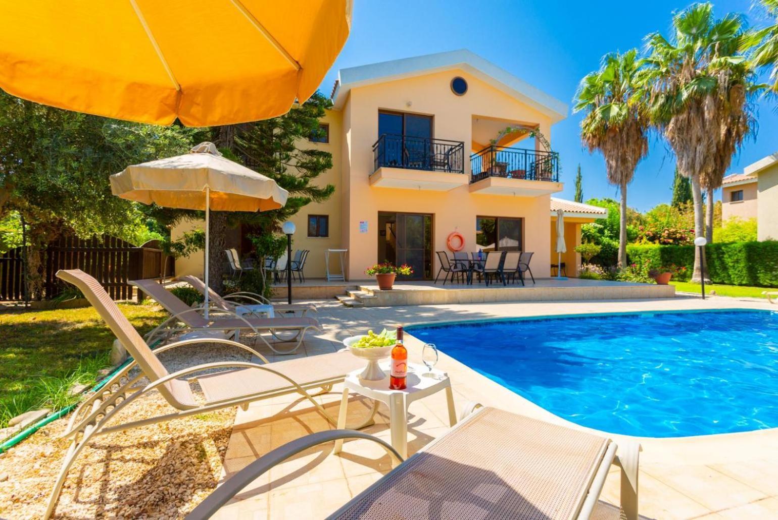 Villa Halima Stefanos Полис Екстериор снимка
